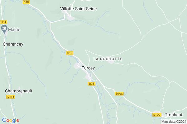 Carte statique de : Sortie nature #19 | Balade nature autour de la nappe de Dijon Sud et de la Cent Fonts