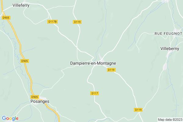 Carte statique de : Bibliothèque de Dampierre-en-Montagne