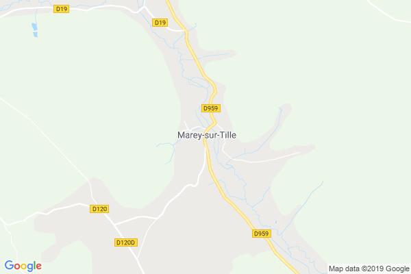 Carte statique de : Bibliothèque de Marey-sur-Tille