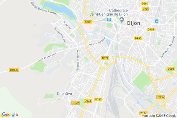 Carte statique de : CENTRE DE LOISIRS SNCF / BOURROCHES