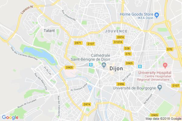 Carte statique de : Joffdanse - Dijon