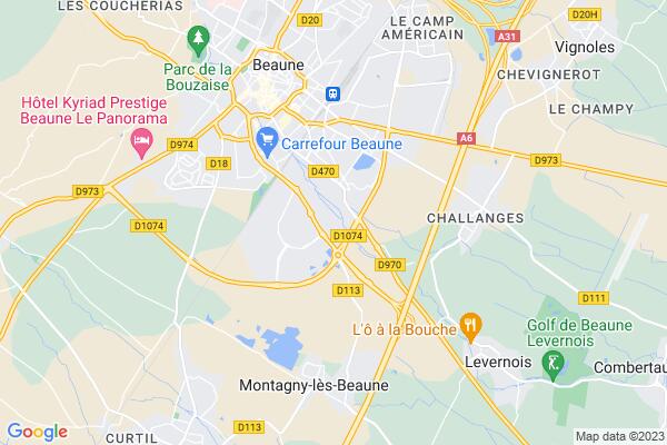 Carte statique de : La Cité des Climats et vins de Bourgogne à Beaune a ouvert ses portes