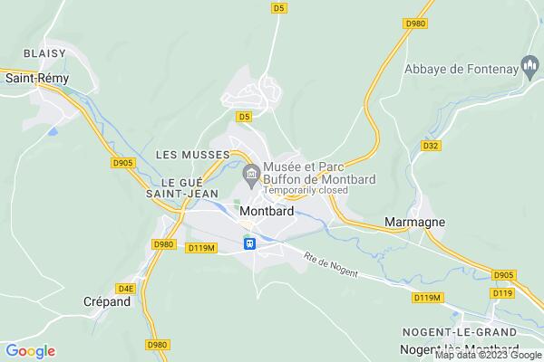 Carte statique de : Mission Locale des Marches de Bourgogne