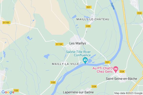 Carte statique de : Visite de la Réserve écologique des Maillys #01