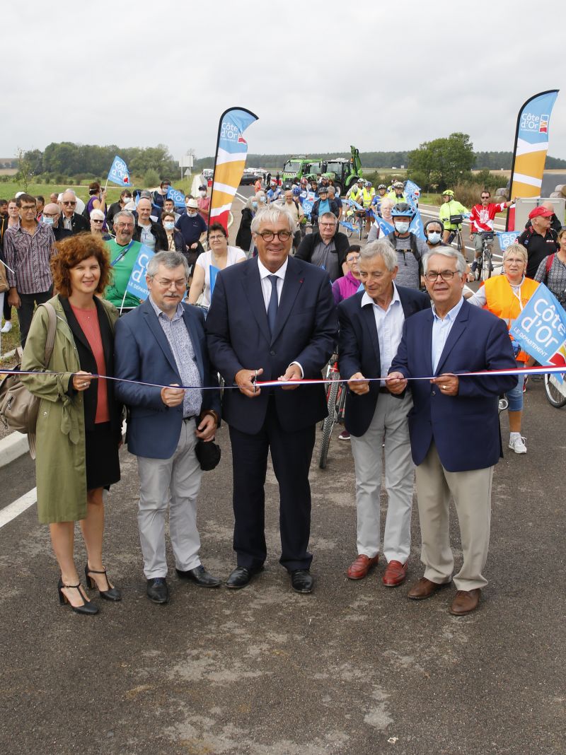 Inauguration du Contournement de Mirebeau-sur-Bèze