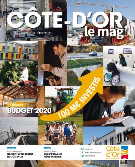 Couv Côte-d'Or le mag' n°196 Décembre 2019