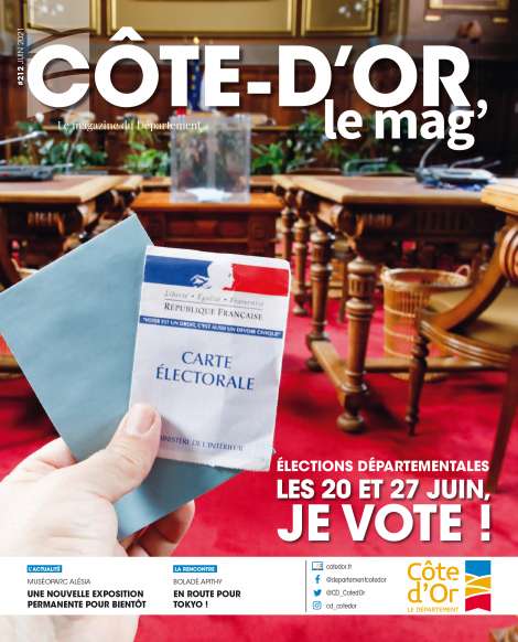 Couv Côte-d'Or le mag' n°212 - juin 2021