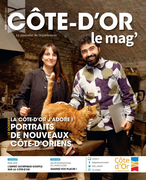Couv Côte-d'Or le mag' Janvier-Février 2023