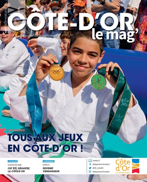 Couv Côte-d'Or le mag' n°233 Juillet-Août 2023
