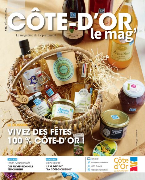 Couv Côte-d'Or le mag' n°237 Décembre 2023